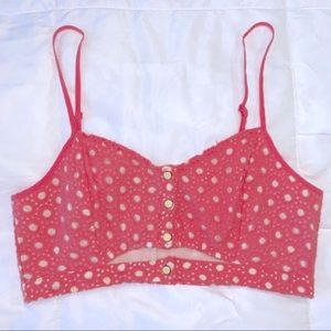 Lush Cutout Crop Top / Bralette